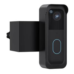 lot 6263 image: TECKNET No-Drill Mount for Blink Video Doorbell 1st & 2nd Gen, Anti-Theft Security Bracket with Rain Cover, Unobstructed View & Sensor, Easy Apartment Installation,Black