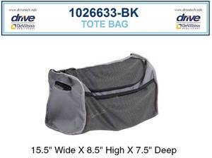 lot 6264 image: Replacement Parts for Drive Nitro Aluminum Rollator, For Black Nitro StandardTall Unit (7. Bag - Gray with Black Stripe)