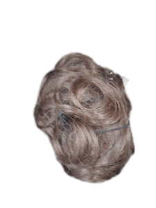 lot 6272 image: Synthetic Hair Extension Chignon Bun with Wire Hair Tie