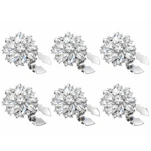 lot 6289 image: A4PCS Button Covers, Detachable Rhinestone Button Covers for Women Blouses Crystal Decorative Clips Buttons Jewelry for Jeans Sewing DIY Craft Women Men