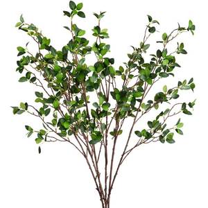 lot 6293 image: Antspirit 6pcs Faux Stems Artificial Branches for Vase Artificial Stems Artificial Greenery Stems Faux Green Stems Artificial Eucalytus Branches Fake Stems(42Each Branch) (6, Green)