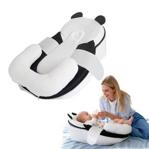 lot 11736 image: XFaa Rootling Baby Feeding Pillow, Anti Overflow Feeding Pillow for Reducing Spit-Up, Safety Nursing Pillow, Baby Lounger Reflux Wedge Breastfeeding, Removable top and Bottom