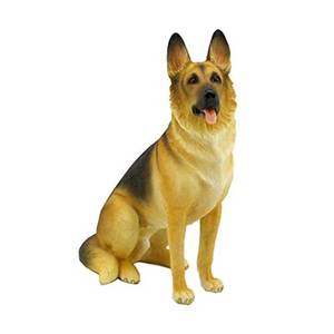 lot 11748 image: US German Shepherd Dog Figurine