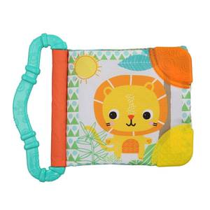 lot 12017 image: Bright Starts Teethe & Read Soft Book Toy, Ages 3 Months , Style May Vary
