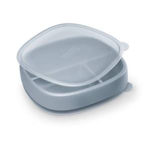 lot 12027 image: NUK for Nature Suction Plate and Lid, Leak-Proof Lid, Microwave, Freezer, & Top Rack Dishwasher Safe, BPA & Latex-Free, Pack of 1