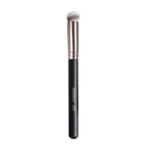 lot 12034 image: ENERGY Concealer Brush Under Eye Mini Angled Flat Top Kabuki Nose Contour Brush for Concealing Blending Setting Buffing with Powder Liquid Cream Cosmetic Pro Small Makeup Foundation brushes 270 (Used)