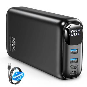 lot 12078 image: OHOVIV Portable Charger 50000mAh Power Bank - 22.5W Fast Charging External Battery Pack,USB-C Portable Phone Charger for iPhone 1716151413 Pro Android Samsung, for Travel Camping Essential