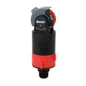lot 12111 image: Eden 16030 5 Pattern Turbo Gear Drive Rotary Sprinkler Head Plus One-Direction Misting System for Lawn and Garden, 360 Degree Coverage