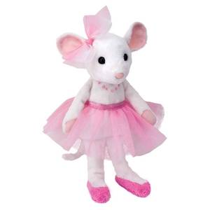 lot 12115 image: Douglas Petunia Ballerina Mouse Plush Stuffed Animal