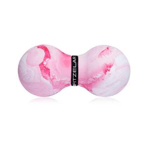 lot 12124 image: FITZELAR Double Lacrosse Massage Ball for Myofascial Release, Quality Certification, Massage Deep Tissue for Waist Back Feet, Trigger Point Therapy, Muscle Knots, Peanut Massage Ball for Muscle Pain