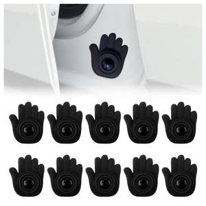 lot 12135 image: 10PCS Car Door Shock Absorber Thickened,Self-adhesive Door Cushion Shock Absorbers with Soundproof Distinctive Palm Design,Anti-collision Car Doors Slam Stopper Cars Accessories
