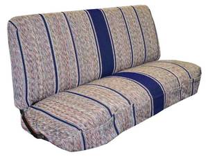 lot 13455 image: West Coast Auto Universal Baja Saddle Blanket Bench Full Size Seat Cover Fits Ford, Chevrolet, Dodge, and Full Size Pickup Trucks (Blue)