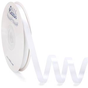 lot 14368 image: Ribbli White Satin Ribbon Double Faced Satin 38 Inch x Continuous 50 Yards-White Ribbon for Gift Wrapping Crafts Wedding Decoration Bows Bouquet Floral Arrangement