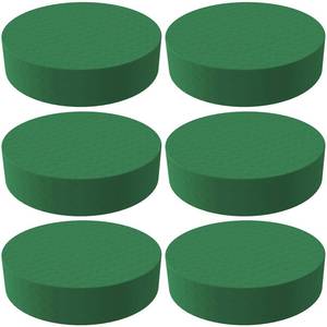 lot 14386 image: 6 Pcs 3 inch Floral Foam Blocks Large Dry Floral Foam Round Flower Foam Blocks for Artificial Flowers, Wedding Aisle Flowers Party Decoration