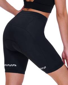 lot 14447 image: Sportneer Women Padded Bike Shorts - Bicycle Cycling Shorts for Womens Biking 4D Gel Padding for Mountain Bike and Road Bike Black, medium