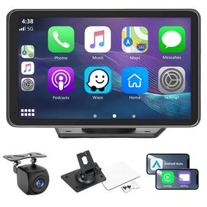 lot 19050 image: Carplay Screen for Car with Apple CarPlayAndroid Auto, 7 Wireless Car Stereo, Portable Touchscreen Car Radio with Bluetooth, Backup Camera, GPS Navigation, Mirror Link,Multimedia Player All Vehicles