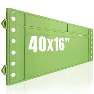 lot 19144 image: Rifle and Pistol Cleaning Mat 40x16, Premium Large Magnetic Gun Mat with Organizer Parts Tray, Anti-Slip Rubberized Gun Cleaning Mat for Gun Maintenance