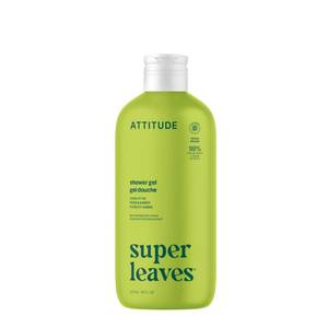 lot 20280 image: ATTITUDE Body Wash, EWG Verified Shower Gel, Dermatologically Tested, Plant and Mineral-Based, Vegan Personal Care Products, Pear & Amber Scent, 16 Fl Oz