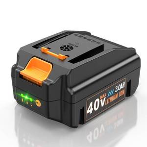 lot 20287 image: PENGJBATTER 40V 3Ah Replace Battery for Worx 40V Battery WA3580 - Compatible with Worx 40 Volt Cordless Tools WG180 WG280 WG380 WG580 & Charger WA3747 WA3877 (Not Fit 2x20V Tools & Nitro Series WG185)