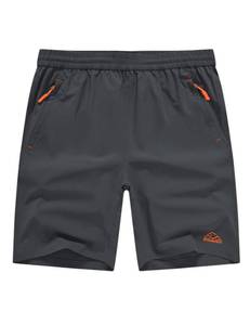 lot 20319 image: TBMPOY Mens Shorts 9 Hiking Running Shorts Zipper Pockets Athletic Outdoor Sports Gym Workout Short 4 Pockets Cool Grey L
