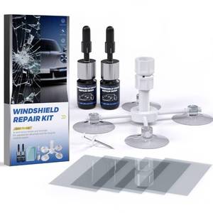 lot 20350 image: NASILOOP 2 Pack Auto Windshield Repair Resin Kit for Fixing Chips, Cracks and Star-Shape Cack