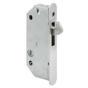 lot 20355 image: Prime-Line E 2171 2-916 In. Steel, Round-Faced Mortise Latch with Vertical Keyway (Single Pack)