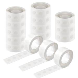 lot 20357 image: UPINS Glue Points Dots, 1500Pcs Balloon Glue Adhesive Dots Double Sided Removable Glue Tape Dots for Balloons Crafts Decoration, 6 mm