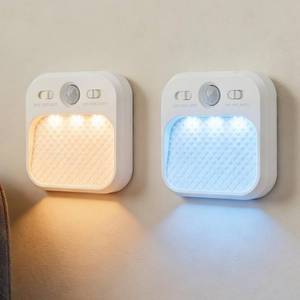 lot 20364 image: Motion Sensor Night Light, Rechargeable Magnetic LED Closet Light with 3 Color Temperatures & Stepless Dimming, Type-C Charging, 203060s Timer, Stick-on Wall Light for Stairs, Hallway, RV