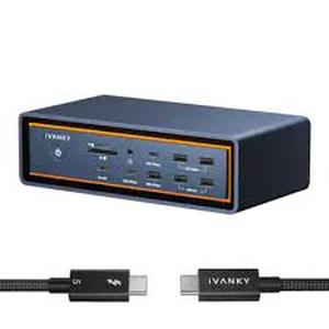 lot 1430 image: FusionDock Max 2 USB Hub with 23-Port Connectivity - Retail $399