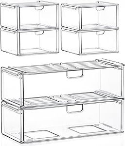 lot 1432 image: Plastic fridge drawers two pack