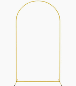lot 1437 image: A 7.2 FT Metal Arch Stand Garden Arbor Kit