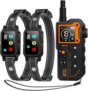 lot 1460 image: Remote Dog Training Collar System CP69 with Two Collars