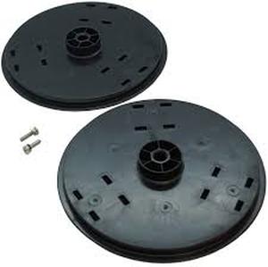 lot 4251 image: Black 3D Printer Filament Spools and Loading Disc