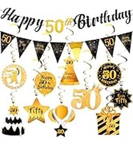 lot 4266 image: 50th Birthday Party Decoration Set