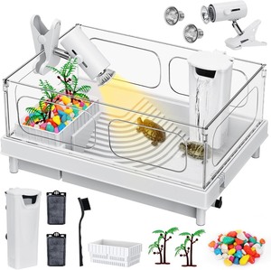 lot 11717 image: Complete Aquarium Setup Kit with Tank and Accessories
