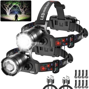 lot 11752 image: Rechargeable LED Headlamps for Camping Hiking