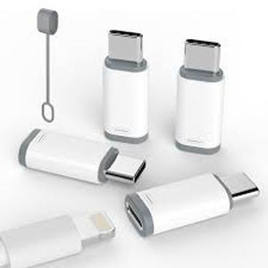 lot 12127 image: Lightning to USB-C Adapter Set Of 4