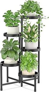 lot 13465 image: HJ008-5 Multi-Level Metal Stand Storage Rack