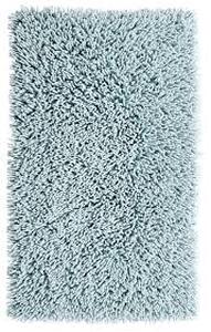lot 13476 image: Light Blue Microfiber Shag Bath Mat 5931 in