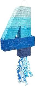 lot 13483 image: Blue Ombre Tissue Paper Fringe Tassel Garland Party Decorations