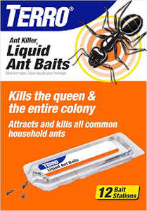 lot 14476 image: TERRO T300B Liquid Ant Killer Bait Stations 12-Pack - Indoor Ant Traps with Borax Formula, Kills the Queen & the Entire Colony