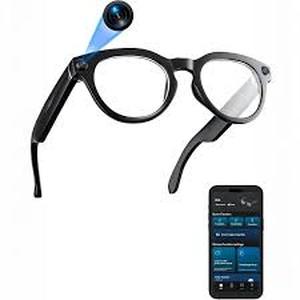lot 20334 image: Smart Glasses with Recording Capabilities and Accessories