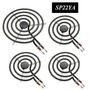 lot 1497 image: AMI PARTS SP22YA Electric Range Burner Element Unit Set Replacement Fit for G-E Hot-point Ro-per Ken-more Range Stoves (1 x WB30X253 8 & 3 x WB30X254 6)