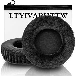 lot 2010 image: LTYIVABHTTW Replacement Ear Pads Compatible with HD668B, SR850s, HARX700 HARX900, K240, ATH-AD1000X, HD7, Fidelio X2 HR Headphone (Velvet Black)