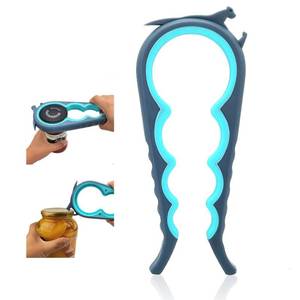 lot 2011 image: Otstar Jar Opener Bottle Opener and Can Opener for Weak hands, Seniors with Arthritis and Anyone with Low Strength, Mutil Jar Opener Get Lids Off Easily (Blue and Grey)