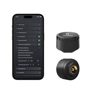 lot 2013 image: WISTEK Bluetooth Tire Pressure Monitoring System for Motorcycles with 2 External Sensor, 5 Alarm Modes, Bluetooth TPMS APP Operate, Supports iOS APP