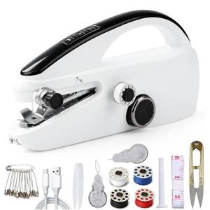 lot 2087 image: Handheld Sewing Machine, Mini Electric Handy Sewing Machine, Quick Portable Mending Machine, perfect for Beginners Sewing Curtain DIY Fabric Cloth Jeans Pet Clothes