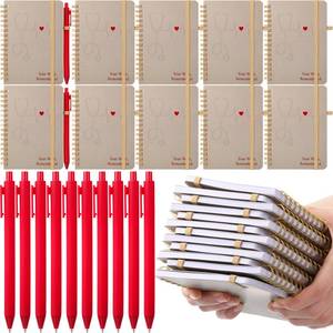 lot 3822 image: Fulmoon 24 Set Nurse A6 Spiral Notebook with Ballpoint Pens 50 Sheets, 4x 6 Small College Ruled Notepads Journaling Notebooks Bulk Nurse Graduation Gifts for Women