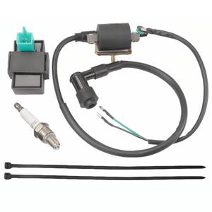lot 4378 image: Ignition Coil CDI Box Spark Plug Kit for 50cc 70cc 90cc 110cc 125cc ATV Quad 4 Wheeler Dirt Bike Pit Bike Go Kart �� Compatible with TaoTao Coolster Roketa Kazuma SunL Lifan SSR