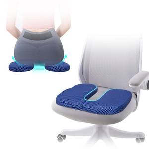 lot 4393 image: Hemorrhoid Donut Pillow for Tailbone Pain, Sciatica Pain Relief Butt Pillow, Pressure Sore Relief Seat Cushion for Seniors, Butt Cushions for Bed Sore, Postpartum, Coccyx Office Chair Pad